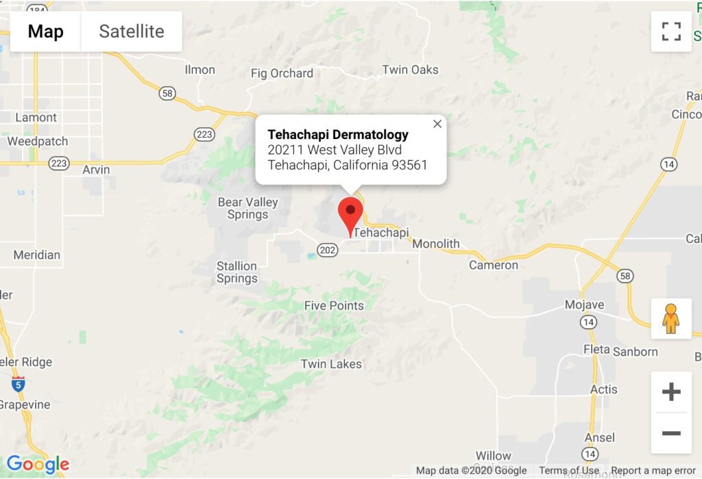SummitMD Dermatology - Map of Tehachapi Dermatology